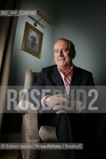 Giles Brandreth in room 118 at the Cadogan Hotel, Knightsbridge, London - the room that Oscar Wilde was arrested in.  Giles is writing a series of books involving Oscar Wilde as the lead character...copyright©Graham Jepson/Writer Pictures/Rosebud2