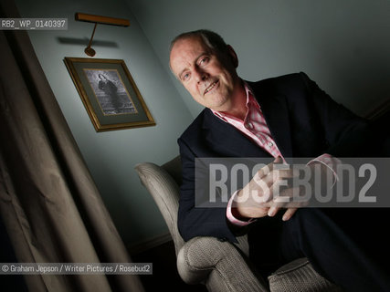 Giles Brandreth in room 118 at the Cadogan Hotel, Knightsbridge, London - the room that Oscar Wilde was arrested in.  Giles is writing a series of books involving Oscar Wilde as the lead character...copyright©Graham Jepson/Writer Pictures/Rosebud2