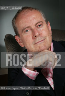 Giles Brandreth in room 118 at the Cadogan Hotel, Knightsbridge, London - the room that Oscar Wilde was arrested in.  Giles is writing a series of books involving Oscar Wilde as the lead character...copyright©Graham Jepson/Writer Pictures/Rosebud2