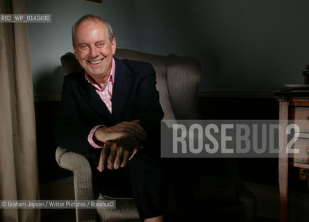 Giles Brandreth in room 118 at the Cadogan Hotel, Knightsbridge, London - the room that Oscar Wilde was arrested in.  Giles is writing a series of books involving Oscar Wilde as the lead character...copyright©Graham Jepson/Writer Pictures/Rosebud2