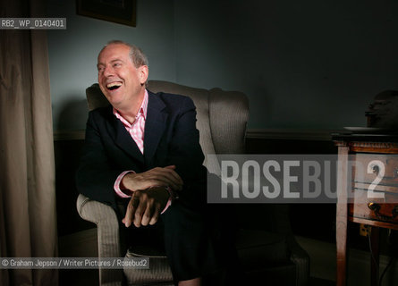 Giles Brandreth in room 118 at the Cadogan Hotel, Knightsbridge, London - the room that Oscar Wilde was arrested in.  Giles is writing a series of books involving Oscar Wilde as the lead character...copyright©Graham Jepson/Writer Pictures/Rosebud2