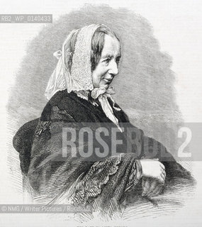 Fredrika Bremer (1801-65).Swedish novelist..Copyright©NMG/Writer Pictures/Rosebud2