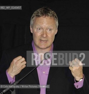 Comedian and writer Rory Bremner compering the Scottish Arts Council Book Awards 2008 at the Borders Book Festival, Melrose..copyright©Colin Hattersley/Writer Pictures/Rosebud2