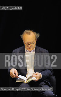 Alfred Brendel ..copyright©Mathieu Bourgois/Writer Pictures/Rosebud2