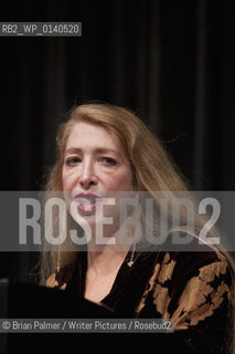 Lucie Brock-Broido at the Academy of American Poets award ceremony in New York City 2008.7 November 2008, New York, Lucie Brock-Broido introduces Henri Cole, recipient of the Lenore Marshall Poetry Prize, at the 2008 Academy of American Poets awards ceremony...Copyright©Brian Palmer/Writer Pictures/Rosebud2