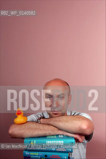 Chris Brookmyre  - Crime fiction writter pictured at his home in Bothwell on the day of the launch of his latest novel Attack of the Unsinkable Ducks...Copyright©Ian MacNicol/Writer Pictures/Rosebud2