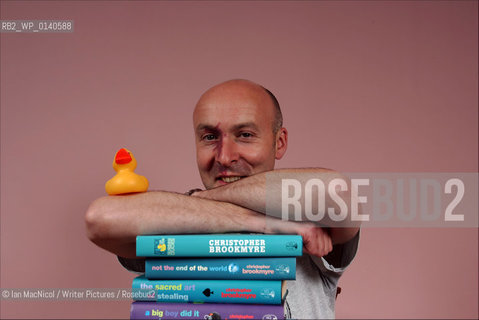 Chris Brookmyre  - Crime fiction writter pictured at his home in Bothwell on the day of the launch of his latest novel Attack of the Unsinkable Ducks...Copyright©Ian MacNicol/Writer Pictures/Rosebud2