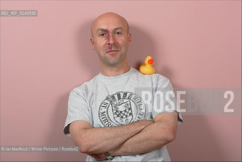 Chris Brookmyre  - Crime fiction writter pictured at his home in Bothwell on the day of the launch of his latest novel Attack of the Unsinkable Ducks...Copyright©Ian MacNicol/Writer Pictures/Rosebud2