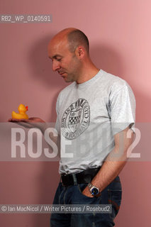 Chris Brookmyre  - Crime fiction writter pictured at his home in Bothwell on the day of the launch of his latest novel Attack of the Unsinkable Ducks...Copyright©Ian MacNicol/Writer Pictures/Rosebud2