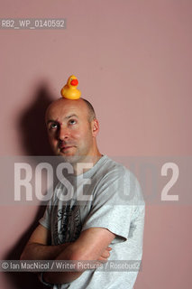 Chris Brookmyre  - Crime fiction writter pictured at his home in Bothwell on the day of the launch of his latest novel Attack of the Unsinkable Ducks...Copyright©Ian MacNicol/Writer Pictures/Rosebud2