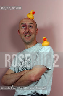 Chris Brookmyre  - Crime fiction writter pictured at his home in Bothwell on the day of the launch of his latest novel Attack of the Unsinkable Ducks...Copyright©Ian MacNicol/Writer Pictures/Rosebud2