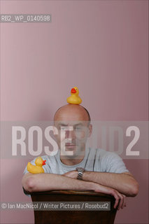 Chris Brookmyre  - Crime fiction writter pictured at his home in Bothwell on the day of the launch of his latest novel Attack of the Unsinkable Ducks...Copyright©Ian MacNicol/Writer Pictures/Rosebud2