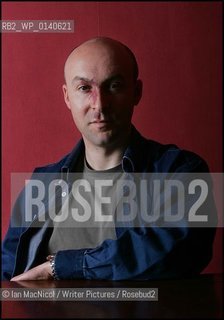 Christopher Brookmyre, Scottish Author and Crime Writer pictured at home in Bothwell..Copyright©Ian MacNicol/Writer Pictures/Rosebud2