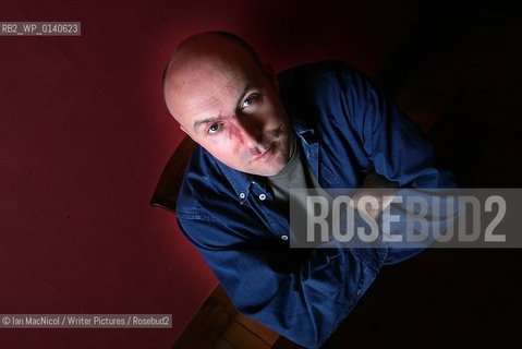 Christopher Brookmyre, Scottish Author and Crime Writer pictured at home in Bothwell..Copyright©Ian MacNicol/Writer Pictures/Rosebud2