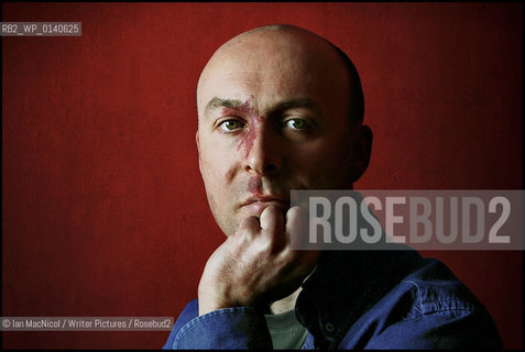 Christopher Brookmyre, Scottish Author and Crime Writer pictured at home in Bothwell..Copyright©Ian MacNicol/Writer Pictures/Rosebud2