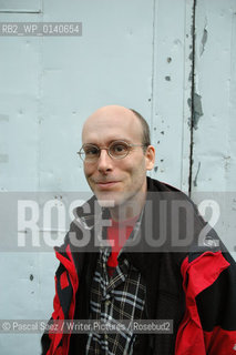 Canadian writer and illustrator Chester Brown, author of graphic novels Louis Riel, and  The Playboy and winner of 3 Harvey Awards and a Will Eisner Comic Industry Award, at the Vancouver International Writers and Readers Festival...Copyright©Pascal Saez/Writer Pictures/Rosebud2