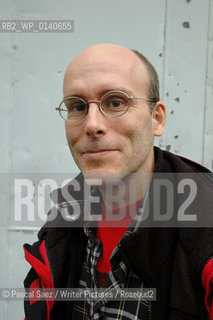 Canadian writer and illustrator Chester Brown, author of graphic novels Louis Riel, and  The Playboy and winner of 3 Harvey Awards and a Will Eisner Comic Industry Award, at the Vancouver International Writers and Readers Festival...Copyright©Pascal Saez/Writer Pictures/Rosebud2