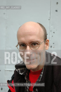 Canadian writer and illustrator Chester Brown, author of graphic novels Louis Riel, and  The Playboy and winner of 3 Harvey Awards and a Will Eisner Comic Industry Award, at the Vancouver International Writers and Readers Festival...Copyright©Pascal Saez/Writer Pictures/Rosebud2