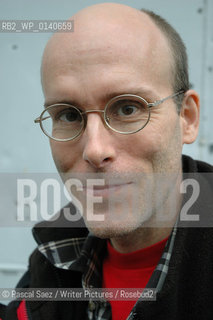 Canadian writer and illustrator Chester Brown, author of graphic novels Louis Riel, and  The Playboy and winner of 3 Harvey Awards and a Will Eisner Comic Industry Award, at the Vancouver International Writers and Readers Festival...Copyright©Pascal Saez/Writer Pictures/Rosebud2