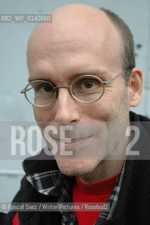 Canadian writer and illustrator Chester Brown, author of graphic novels Louis Riel, and  The Playboy and winner of 3 Harvey Awards and a Will Eisner Comic Industry Award, at the Vancouver International Writers and Readers Festival...Copyright©Pascal Saez/Writer Pictures/Rosebud2