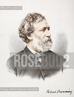Robert Browning (1812-89)..copyright©nmg/Writer Pictures/Rosebud2
