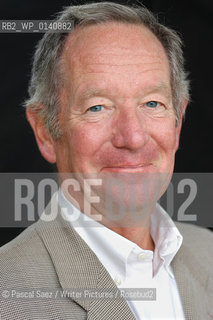 British journalist, BBC correspondent, presenter and writer Michael Buerk, author of The Road Taken at the Edinburgh International Book Festival 2004..Copyright©Pascal Saez/Writer Pictures/Rosebud2
