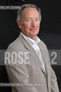 British journalist, BBC correspondent, presenter and writer Michael Buerk, author of The Road Taken at the Edinburgh International Book Festival 2004..Copyright©Pascal Saez/Writer Pictures/Rosebud2
