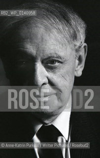 Anthony Burgess, author of A Clockwork Orange and others..Copyright©Anne-Katrin Purkiss/Writer Pictures/Rosebud2