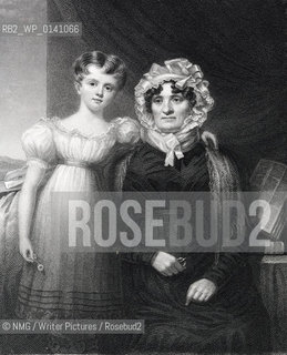 Widow and Grand daughter of Robert Burns.The Widow and grand daughter of Robert Burns. Mrs Burns (Jean Armour) and one of her grandchildren (a daughter of Captain James Glencairn Burns of the East India Company)..Copyright©NMG/Writer Pictures/Rosebud2