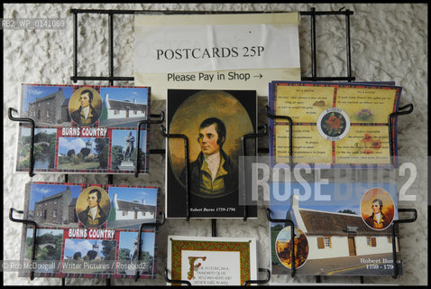 Robert Burns..copyright©Rob McDougall/Writer Pictures/Rosebud2