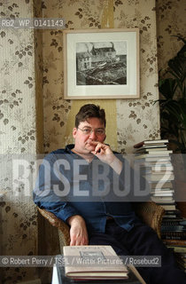 John Burnside at his home near Pittenweem, Fife.. .copyright©Robert Perry/TSPL/Writer Pictures/Rosebud2