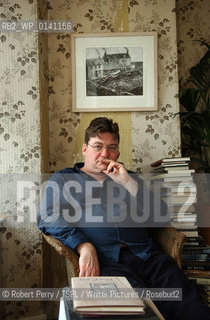 John Burnside at his home near Pittenweem, Fife.. .copyright©Robert Perry/TSPL/Writer Pictures/Rosebud2