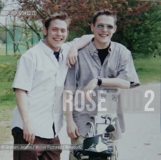 Elizabeth Burton-Phillips has written a book about her two sons addiction to heroin, which killed one of them, Nicholas Mills.  Collect shows:  the boys playing golf in 1997..Copyright©Graham Jepson/Writer Pictures/Rosebud2