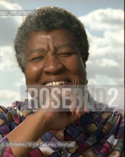 African-American science fiction writer Octavia E Butler..Copyright©Beth Gwinn/Writer Pictures/Rosebud2