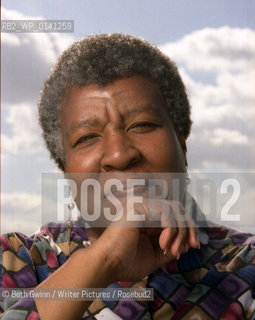 African-American science fiction writer Octavia E Butler..Copyright©Beth Gwinn/Writer Pictures/Rosebud2