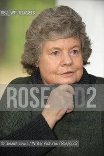 A S Byatt, writer, in Christchurch College Oxford at The Oxford Literary Festival 2010...copyright©Geraint Lewis/Writer Pictures/Rosebud2