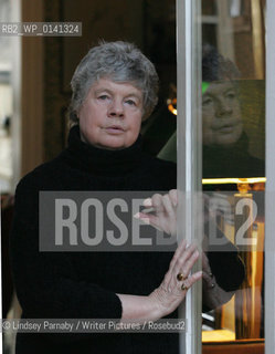 A.S. Byatt, English novelist, poet and Booker Prize winner, at her home in Putney, South West London, 16th March 2009...Copyright©Lindsey Parnaby/Writer Pictures/Rosebud2