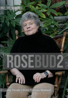 A.S. Byatt, English novelist, poet and Booker Prize winner, at her home in Putney, South West London, 16th March 2009...Copyright©Lindsey Parnaby/Writer Pictures/Rosebud2
