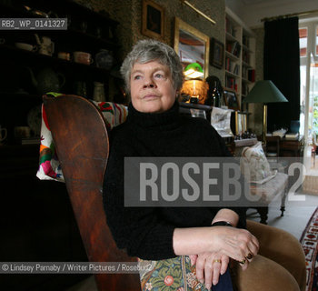 A.S. Byatt, English novelist, poet and Booker Prize winner, at her home in Putney, South West London, 16th March 2009...Copyright©Lindsey Parnaby/Writer Pictures/Rosebud2