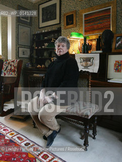 A.S. Byatt, English novelist, poet and Booker Prize winner, at her home in Putney, South West London, 16th March 2009...Copyright©Lindsey Parnaby/Writer Pictures/Rosebud2