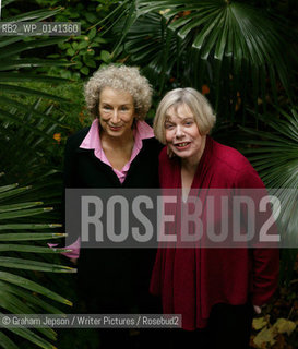 Margaret Atwood and Karen Armstrong (in red cardigan) with Jamie Byng..copyright©Graham Jepson/Writer Pictures/Rosebud2