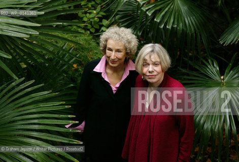 Margaret Atwood and Karen Armstrong (in red cardigan) with Jamie Byng..copyright©Graham Jepson/Writer Pictures/Rosebud2