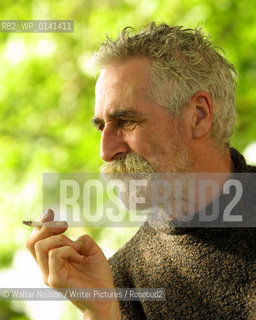 Playwright & author JOHN BYRNE  at the Edinburgh International Book Festival 2002..Copyright©Walter Neilson/Writer Pictures/Rosebud2
