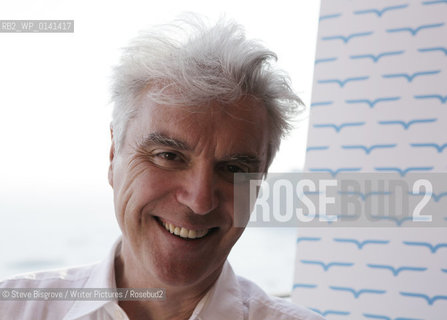 David Byrne in Capri for Le Conversazioni (The Conversations) Capri, Italy. 3 July 2010..copyright©Steve Bisgrove/Writer Pictures/Rosebud2