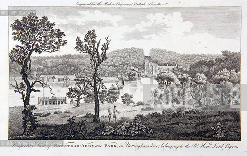 Byrons Stately home - Newstead Abbey...Copyright©NMG/Writer Pictures/Rosebud2