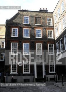 Doctor Samuel Johnsons House in Gough Square. London. ..copyright©Stuart Clarke/Writer Pictures/Rosebud2