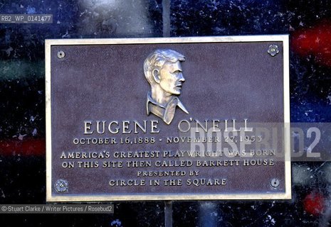  Eugene ONeil. Playwriter. Broadway. New York. USA.  ..copyright©Stuart Clarke/Writer Pictures/Rosebud2