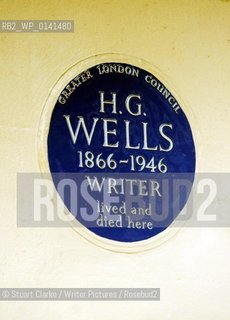 H G Wells..copyright©Stuart Clarke/Writer Pictures/Rosebud2