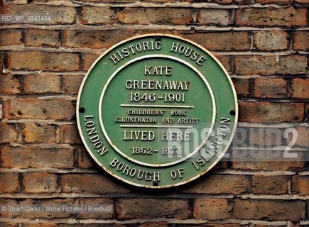 Kate Greenaway. Illustrator. Islington London N1.  ..copyright©Stuart Clarke/Writer Pictures/Rosebud2