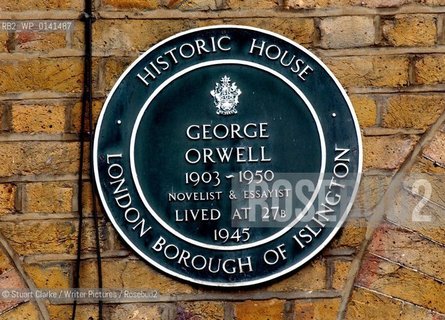 George Orwells Home in Canonbury Square London. ..copyright©Stuart Clarke/Writer Pictures/Rosebud2